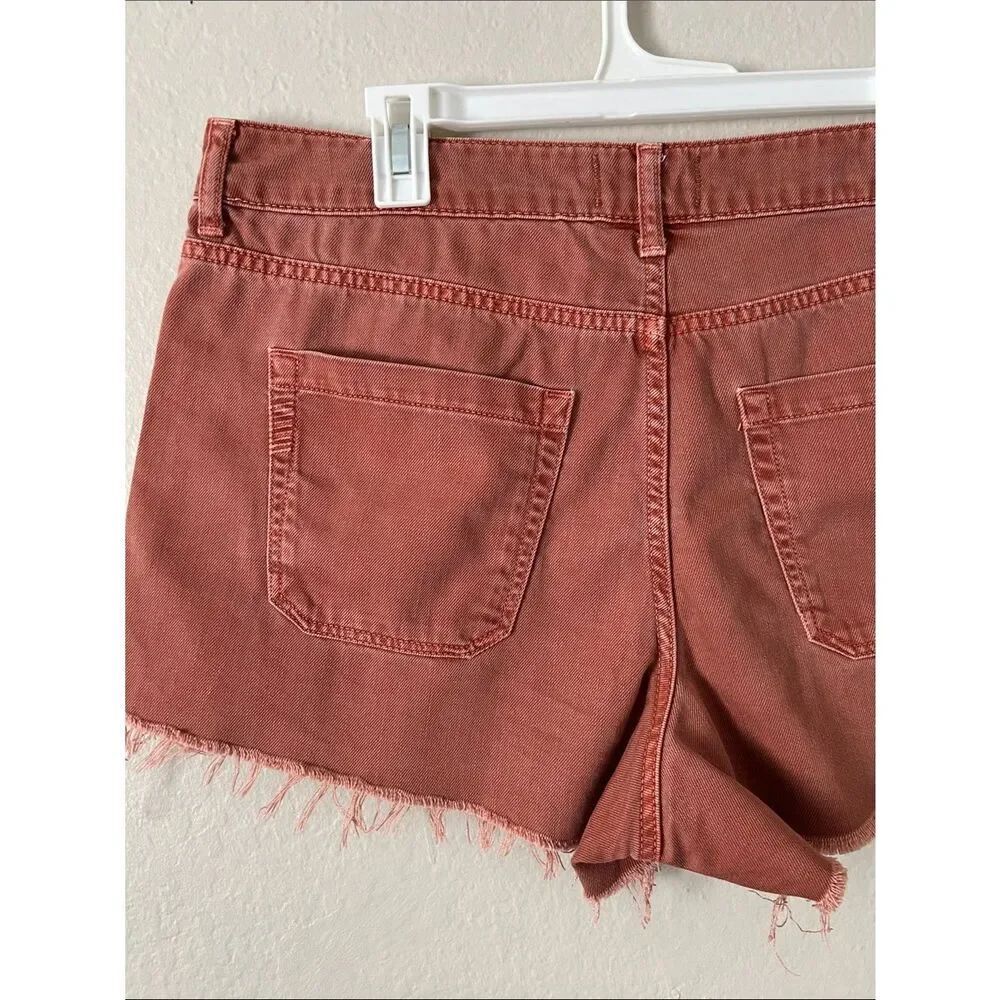 Like New! PAIGE Mayslie Utility Shorts Vintage Muted Clay in Size 32 - Picture 8 of 16